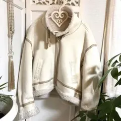 ムートンジャケット フリースジャケット