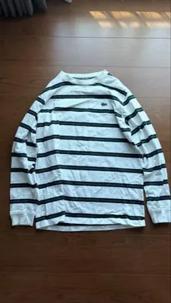 LACOSTE ボーダー長袖カットソー
