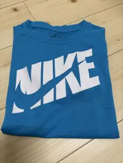 NIKE 青 ロゴプリント Tシャツ L