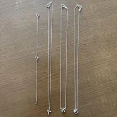 canal4℃ シルバー925 ネックレス 3本＋ブレスレット１本