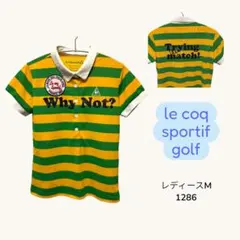 ルコックスポルティフ　ゴルフ　ゴルフウェア　ポロシャツ　ゴルフシャツ　Mサイズ