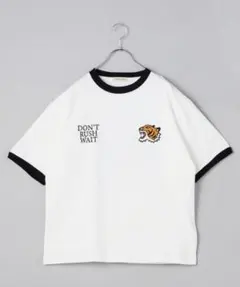 オーバーサイズTシャツ 虎刺繍