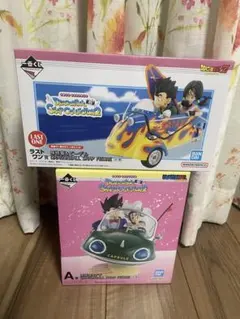 ドラゴンボール　一番くじ　ラストワン　孫悟飯&ビーデル 孫悟空&チチ　フィギュア