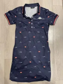 Kappa レディース ワンピース Lサイズ ネイビー　ゴルフウェア