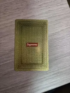 Supreme ゴールド トランプ 1枚