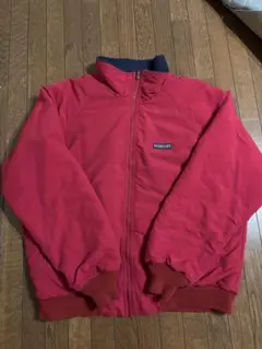 90s Lands' End ウォームアップジャケット 短丈 ナイロンジャケット
