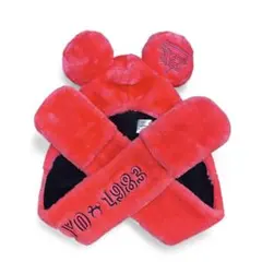 ディズニー 35周年 ファンキャップ マフラー 手袋 ピンク ネオンカラー