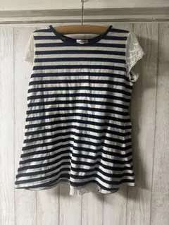 a.v.v ボーダー柄 ノースリーブ 150サイズTシャツのサムネイル
