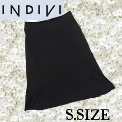 083〚INDIVI〛 タイトスカート ブラック Sサイズのサムネイル
