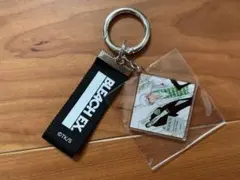 BLEACH 原画展　レコードジャケットキーチェーン　浮竹・京楽