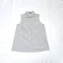 Burberryブルーレーベル ストライプ ノースリーブシャツ - メルカリ