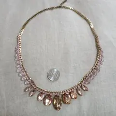 ピンクゴールド ネックレス