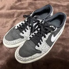 【29cm】エアジョーダン1 レトロ LOW OG Black Cement