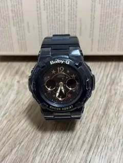CASIO Baby-G 腕時計 ブラック 星柄