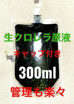 毎週入荷　生クロレラ　原液　３００ｍｌ　グリーンウォーター　青水　メダカ　針子