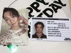 ディノ　hbd happy burstday idカード　セット