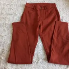 UNIQLO ヒートテック スキニーパンツ テラコッタ S