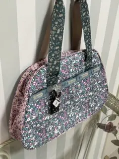タグ付き未使用✨レスポートサック ショルダーバッグ 花柄 ドット 