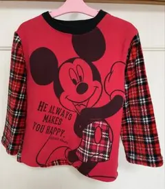 ミッキーマウス ルームウェアセット 赤