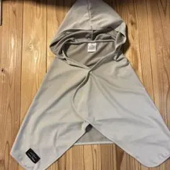 フード付き冷却タオル グレー