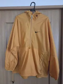 NIKE ナイロンジャケット ハーフジップ イエロー