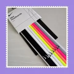 NIKE ヘッドバンド ナイキ ヘアバンド ブラックpホワイト 蛍光色 グレー