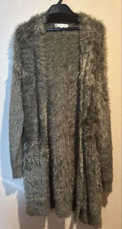 KUMIKYOKU グレー ロングカーディガン サイズ2