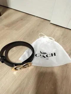 最終お値引き COACH ダークブラウン レザー首輪 箱付き - メルカリ