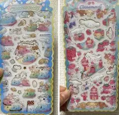 シナモロール ぷくぷくシール 二枚セット