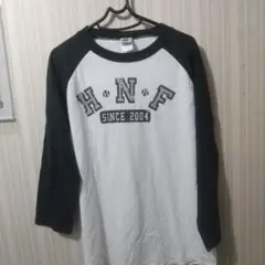 日本ハム H.N.F. ラグラン七分袖Tシャツ Lサイズ