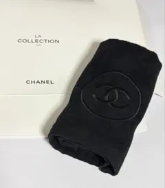 CHANEL LA COLLECTION ノベルティ　ハンドタオル ブラックのサムネイル