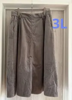 3Lサイズ フレアロングスカート