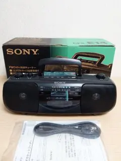 動作確認済【未使用品】SONY ラジカセ CFS-E14 ブラック　26ナ113 動作確認済【未使用品】SONY ラジカセ CFS-E14 ブラック 26ナ113