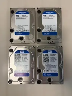 Western Digital WD Blue 8TB 本2台 No.22+28 - メルカリ