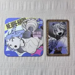 【ヒロアカ 】波動ねじれ　原画展　アートコースター　箔押しクリアカード