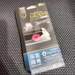 新品未使用iPhone SE3/SE2/8/7対応ガラスフィルム 白色フレーム