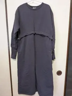 最終お値下げ❗️しまむら×田中里奈⭐️ロング丈ワンピース