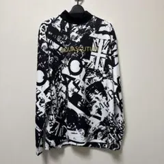 AQUASCUTUM グラフィック長袖シャツ　LL メンズ　ゴルフ