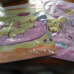 サンリオ当たりくじ　ポムポムプリン フェイスタオル2種