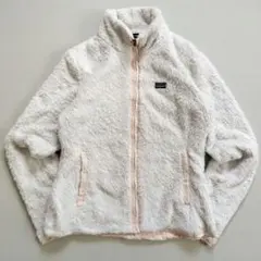 パタゴニア ブルゾン ボア フリース ホワイト ワンポイント オーバーサイズ