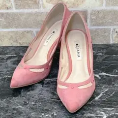 【951】✨美品✨DIANA パンプス ピンク　ポインテッドトゥ
