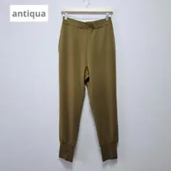 antiqua アンティカ 裾リブスリットパンツ ジョガーパンツ Lサイズ