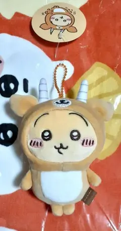 ま*ち様 ナガノマーケット 早インパラを被ったうさぎマスコット◇ちいかわ