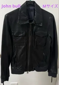 Johnbull ジョンブル メンズ レザージャケット ブラック　M
