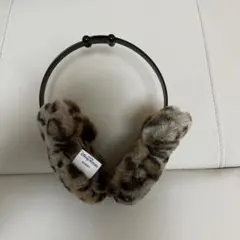 ディズニー　ヒョウ柄　イヤーマフ　Disney ミッキー