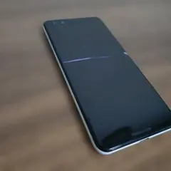 Google Pixel 3a ホワイト 本体　画面割れ　動作正常