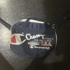 Champion ショルダーバッグ ネイビー/イエロー