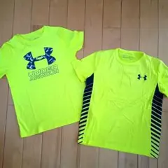 UNDER ARMOUR 蛍光イエロー Tシャツ 2枚セット　150