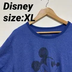 【US古着】ディズニー リンガーTシャツ ミッキー プリントロゴ XLのサムネイル