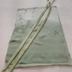 おしゃれな高級正絹手組帯締めと正絹帯揚げセット在庫処分品0310